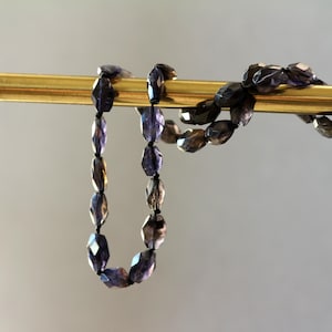 Iolite Hand Knotted Necklace, Beaded Iolite Gemstone, 925 Silver