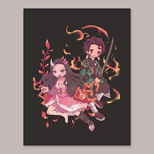 Demon Siblings Slays Print