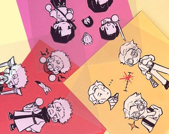 Sorcery Fight Clear Sticker Sheet