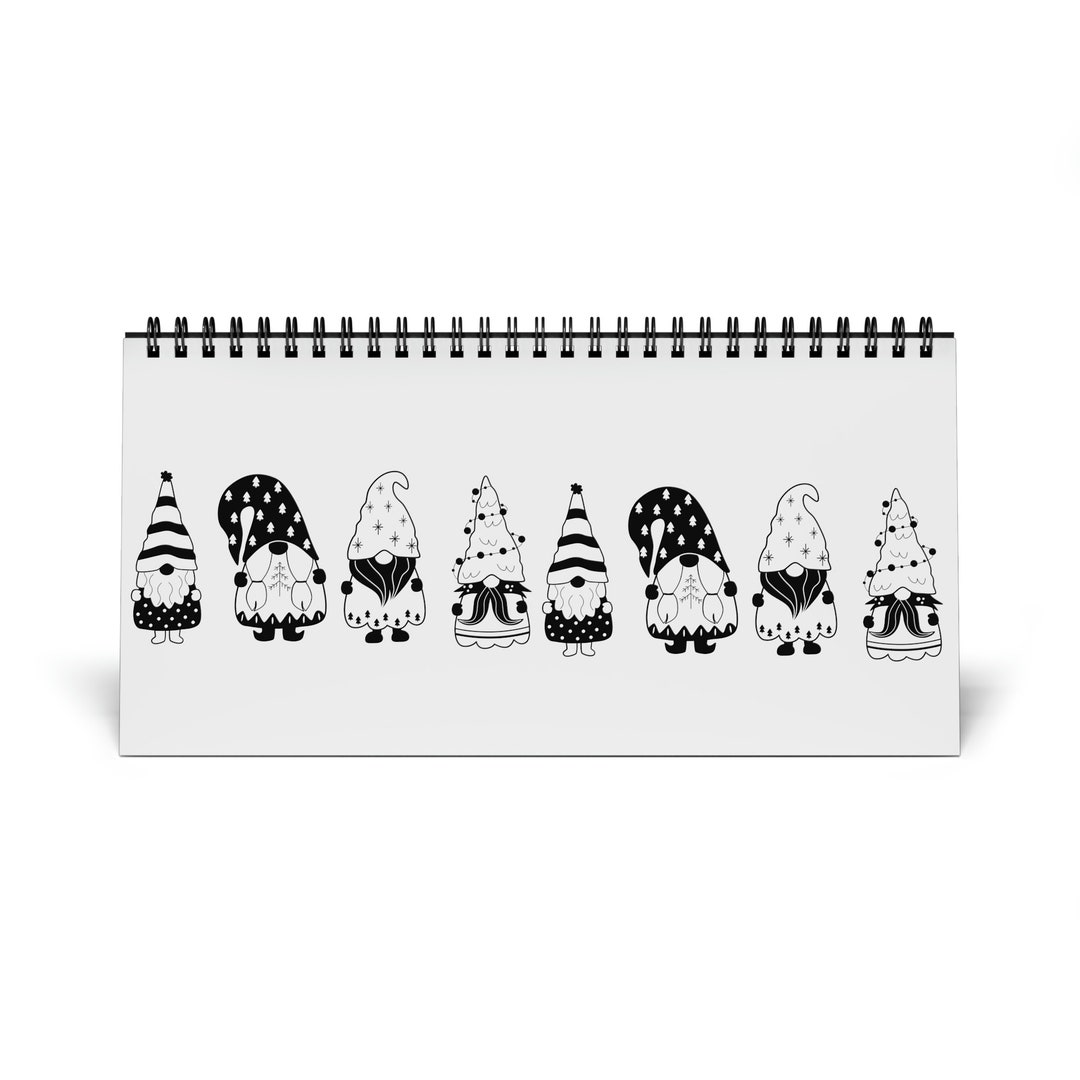 Simplex Desk Calendar 2024 Gridgnome Lovers, Color Your Gnome , Gnome