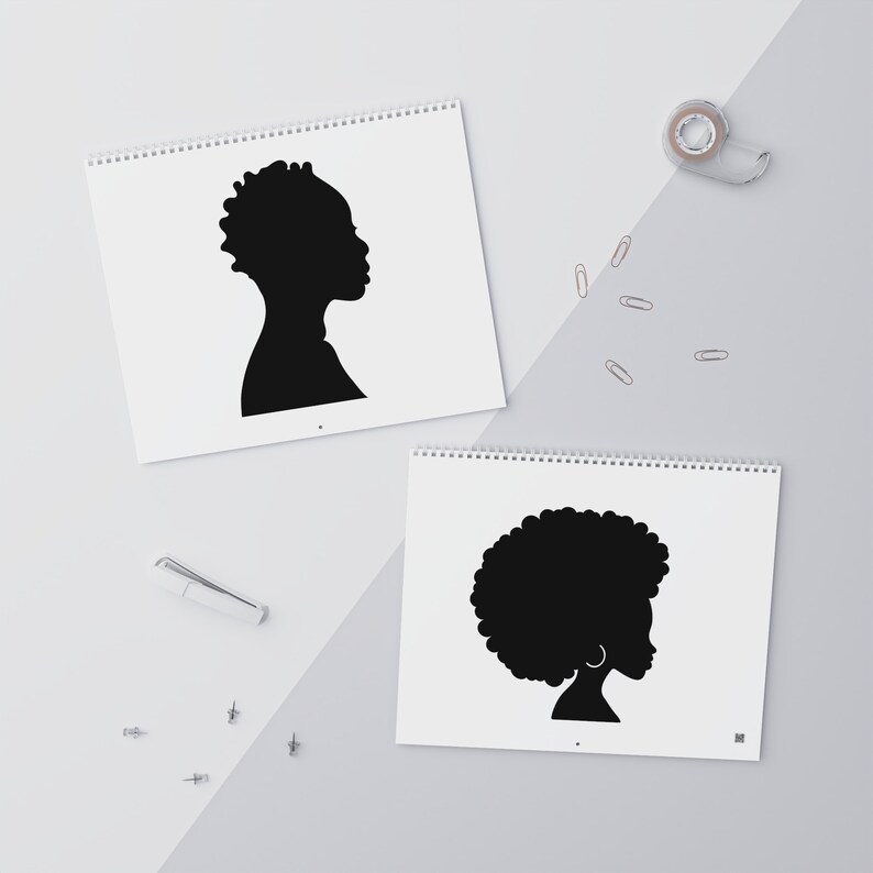 Wall Calendars 2024, African, Afro Inspired , Christmas Gift for Him