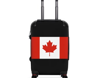Koffer, Koffer mit Flaggen und Flaggen der Welt, inspiriert von den Flaggen der Welt, 360 Grad drehbar, verstellbarer Griff, Geschenk für ihn, ihre Kollegin,