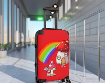 Suitcase, children&#39;s colorful suitcase, stylish, whimsical design,360  swivel wheel, adjustable handle,