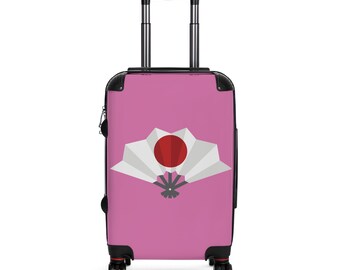 Koffer, Japan Flagge, stilvoll, modisch, 360 Grad, schwenkbare Räder, einzigartig, Geschenk für ihn, ihre Mitarbeiterin,