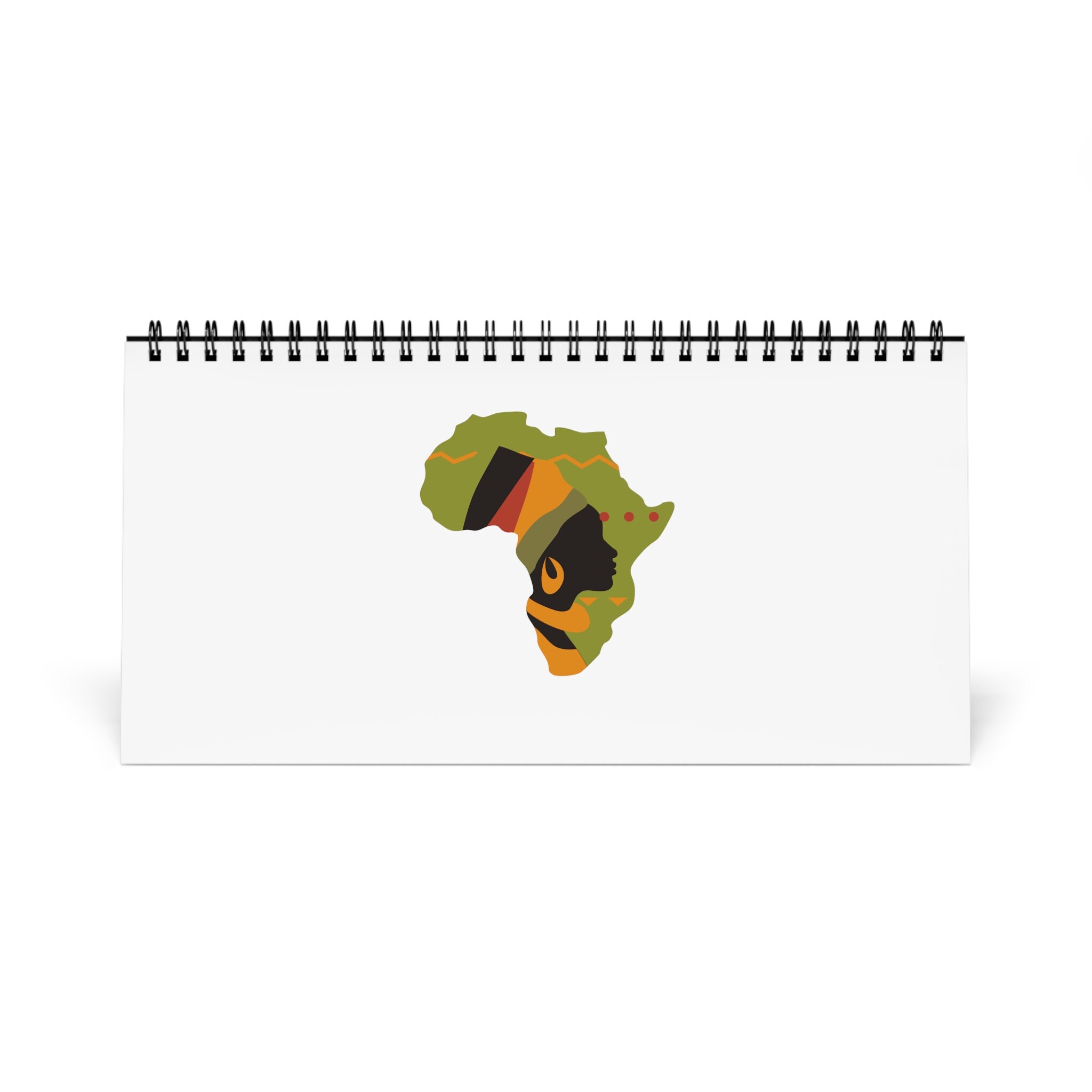 Desktop Calendar,African, Afro inspired , Christmas gift for him, her, boyfriend, girlfriend, co-worker, bestfriend,