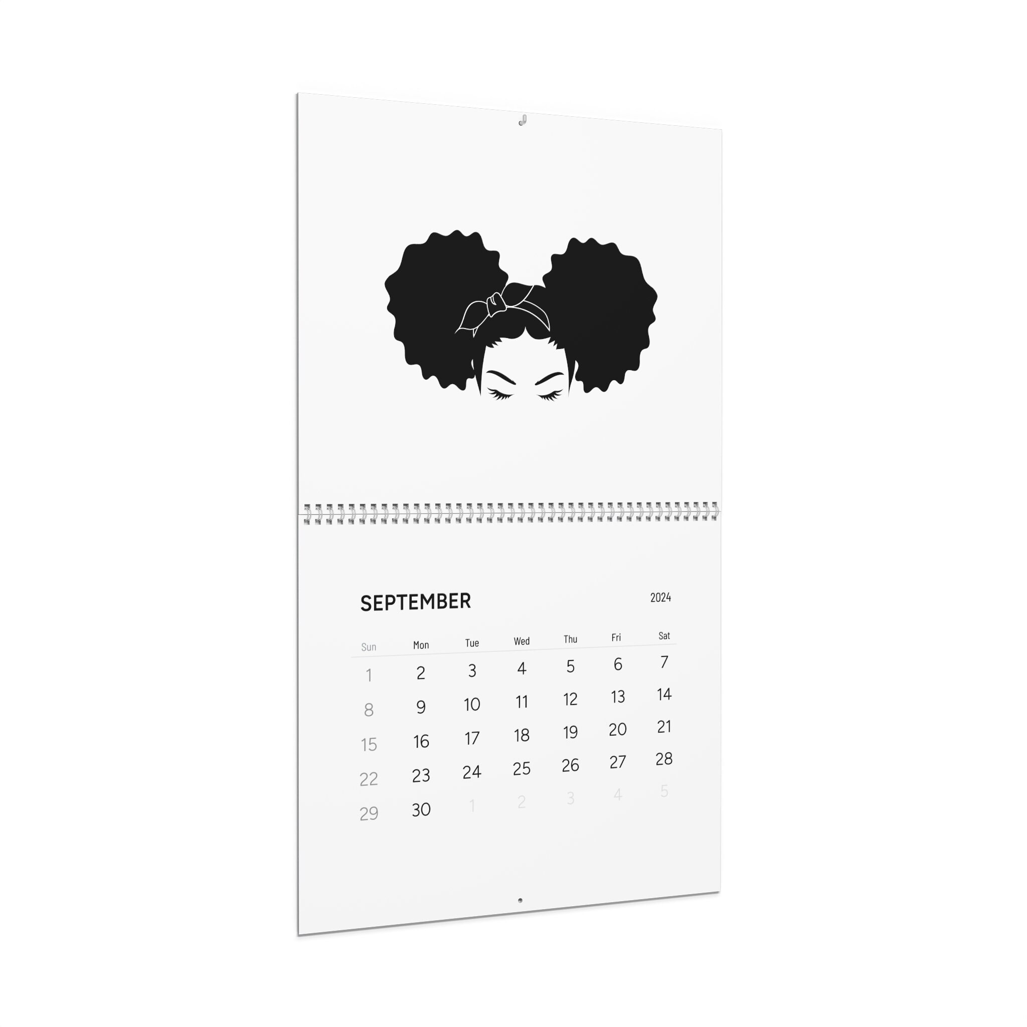 Wall Calendars 2024, African, Afro Inspired , Christmas Gift for Him