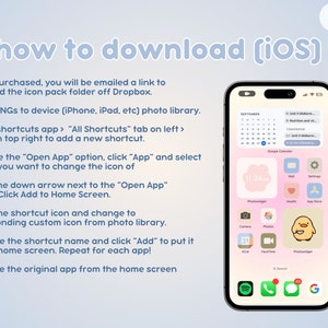 Ästhetische Studie und Produktivität App Icon Pack 100 süße Pastell Icons für iOS und iPadOS Personalisierte Startbildschirm-Widgets Bild 5