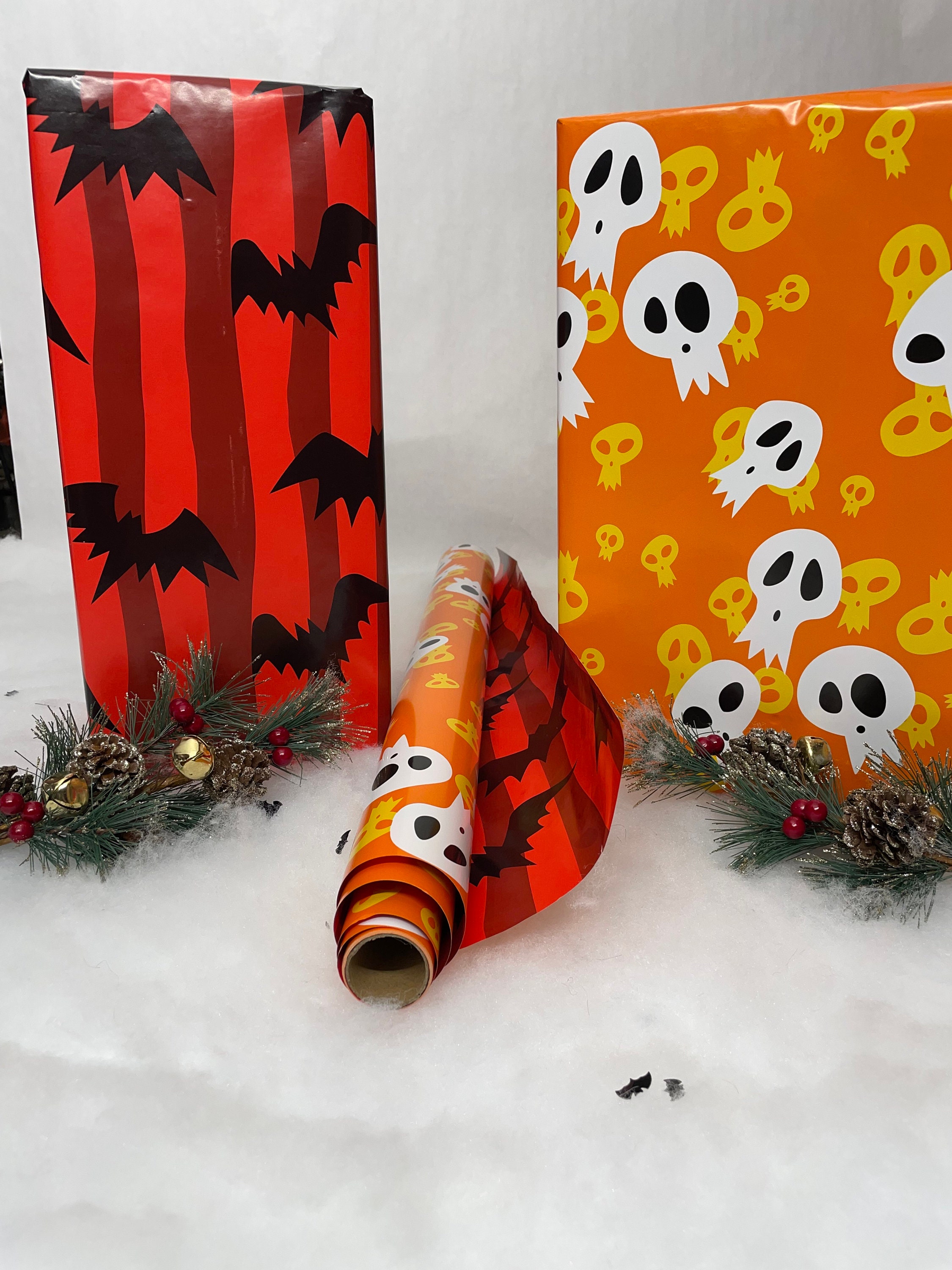 Rock and Roll Soul Skull Premium Gift Wrap Wrapping Paper Roll