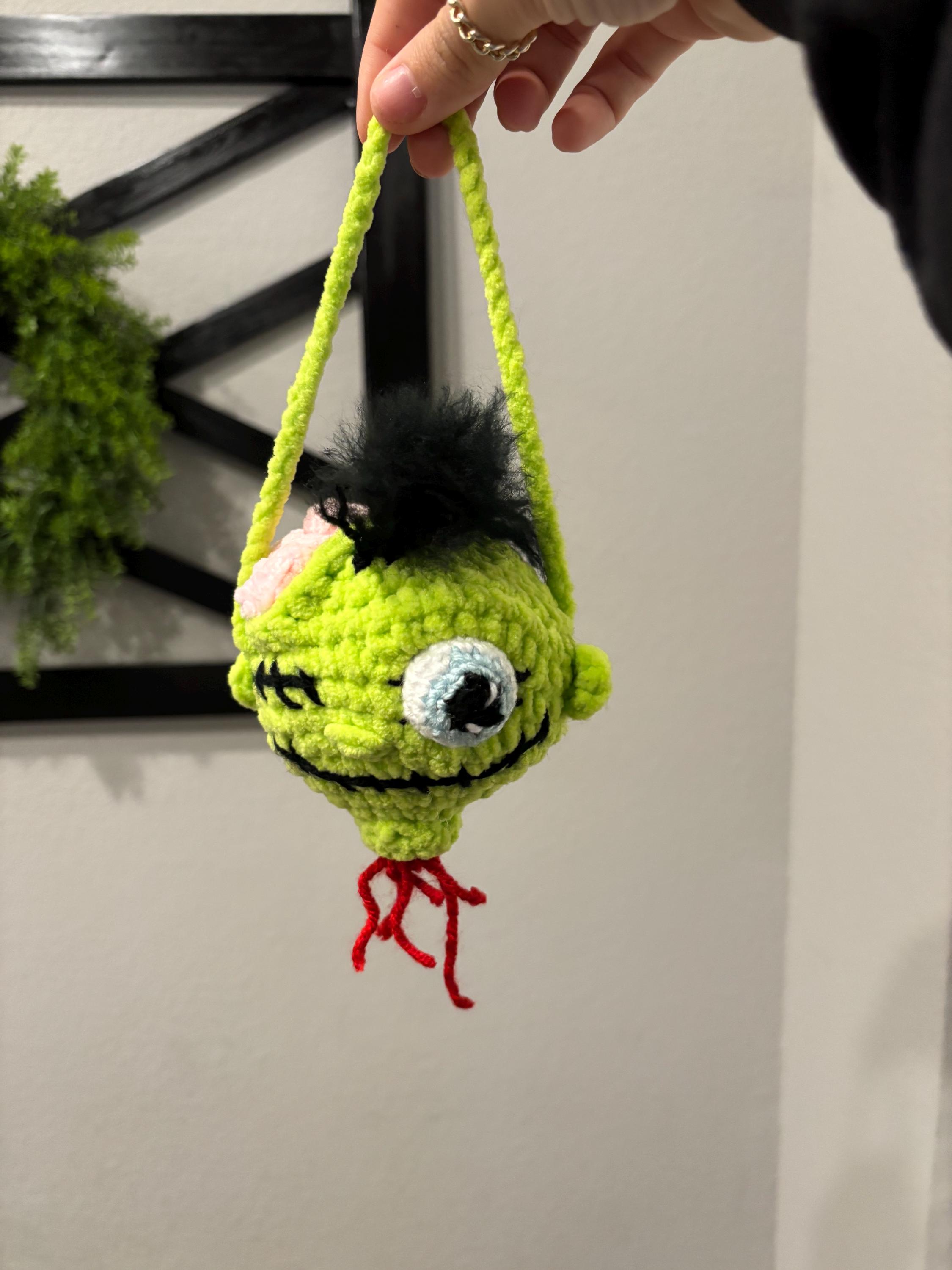 編みぐるみ「୨୧RIBBON୨୧」 Zombie Head Crochet Pattern - Etsy