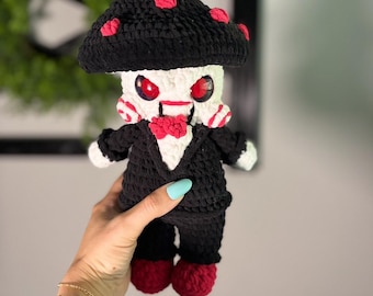 Billy clown mushroom crochet pattern