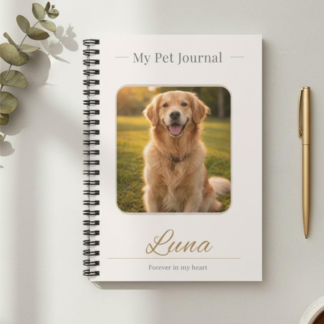 Personalized Dog Mom Journal | Personalized Pet Notebook | Dog Mom Gift ...