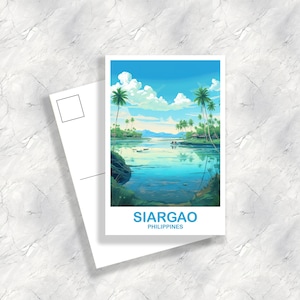 Carte postale de Siargao, Philippines, carte postale de voyage aux Philippines Carte postale en Asie Carte postale de Siargao Carte postale de voyage Asia Travel | T2AS_PHSI1_P