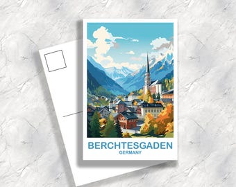 Berchtesgaden Germany Travel Postcard, Berchtesgaden Travel Postcard Germany Postcard Berchtesgaden  Europe Travel Postcard | T2EU_GEBER1_P