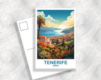 Postal de viaje de Tenerife, España. Postal de viaje de España. Postal de Tenerife. Postal de viaje de España. Postal de viaje de Europa. / T2EU_SPTE