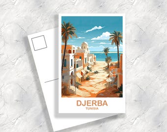Cartes postales de voyage en Tunisie Djerba, Cartes postales de Djerba Cartes postales de Tunisie Cartes postales de voyage Afrique Cartes postales d'Afrique Art de Djerba | T2AF_TUDJ1_P
