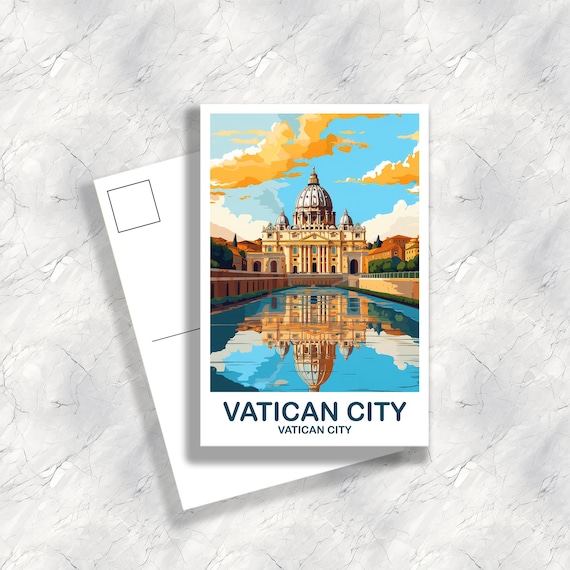 Vatican City Travel Postcard, Vatican City Postcard Europe