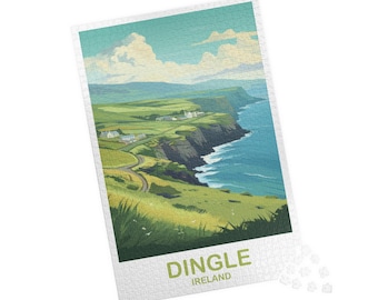 Rompecabezas de viaje de Dingle, Irlanda / Regalo de recuerdo de viaje