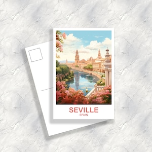 Carte postale de voyage en Espagne à Séville, Carte postale de voyage en Espagne, Carte postale de Séville, Carte postale de voyage à Séville, Carte postale de voyage | T2EU_SPSE1_P