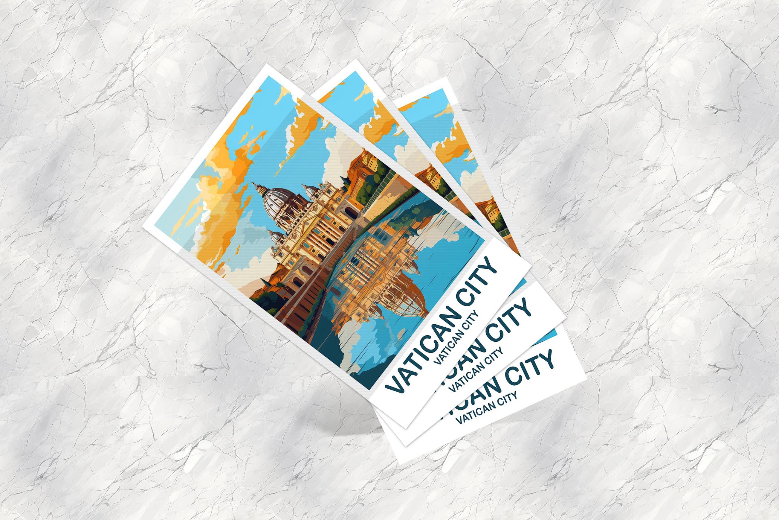 Vatican City Travel Postcard, Vatican City Postcard Europe