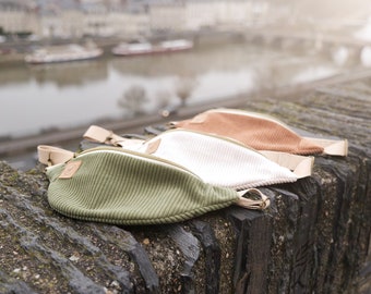 Corduroy Belt Bag - Handmade in France