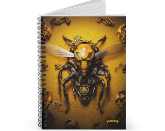 Cyberpunk Yellowjacket 6X8 Spiral Notebook!