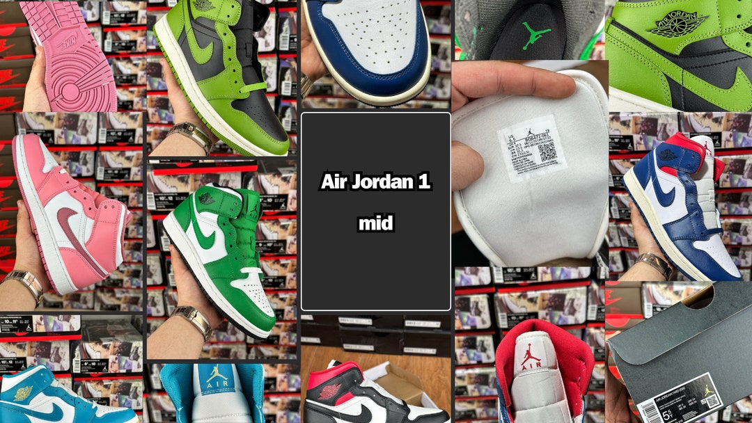 Jordan Variant Air Jordan 1 Mid Variant Colors Mens Womens Unisex Discounted - Etsy