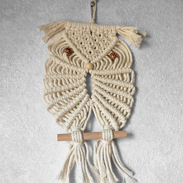 Hibou Macramé