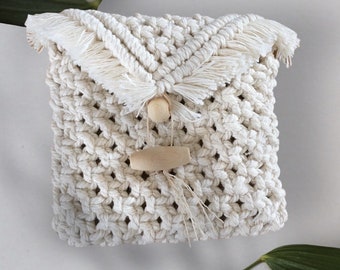 Pochette macramé