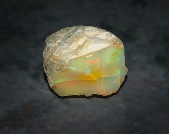 18 Carat Opal Raw Crystal - 4A+, Grade Opal - Raw Opal Crystal, October Birthstone, Welo Opal, Opal Raw  Making Jewelry