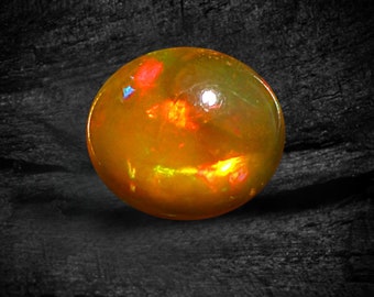 2 Carat oval Loose Opal Gemstone, Fire loose opal, October birthstone, Natural Opal, Opal For making pendant ring opal making jewelry