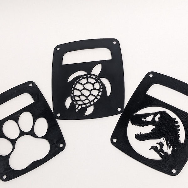 Custom - Jeep Taillight Decorative Covers - cj, yj, tj, jk, jl, jt