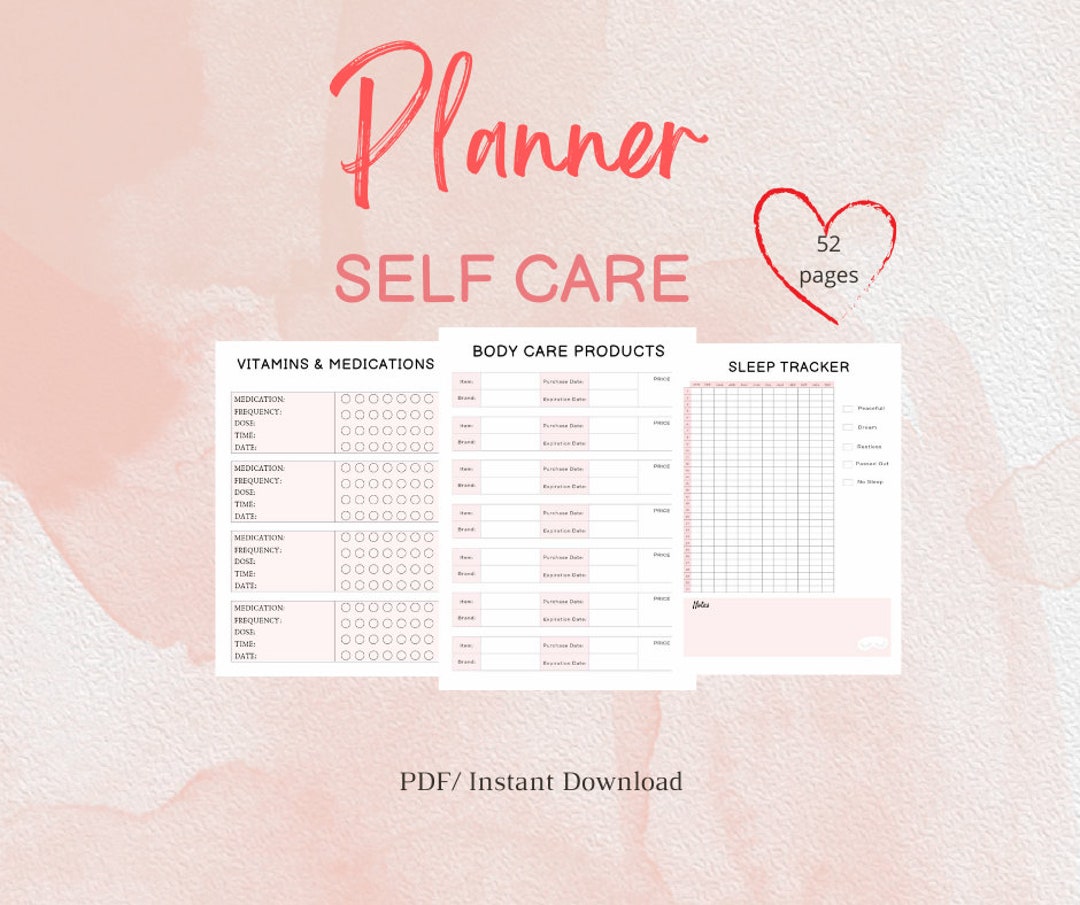 Planners With Purpose 90-Day Self Care Journal | Rose Gold B5 Guided Wellness Planner With Prompts & Stickers