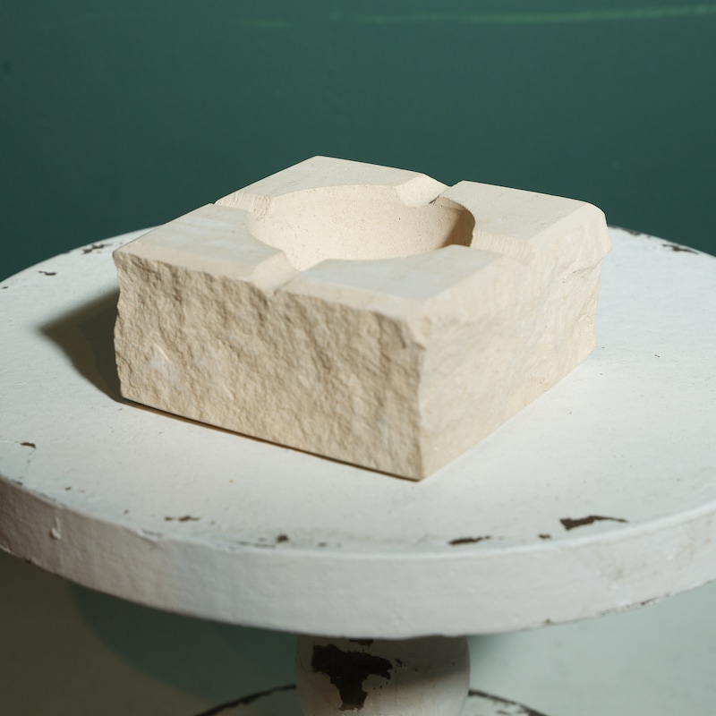 Beige Stone Ashtray