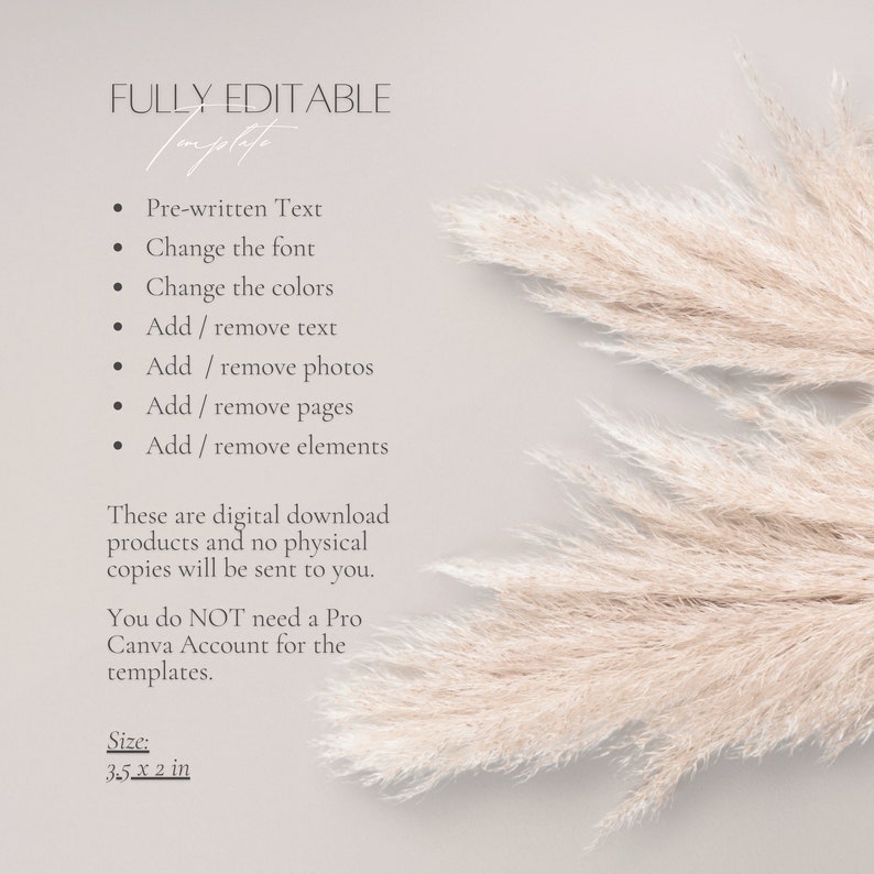 Event Planner Business Card Template, Editable Planning Info Card