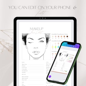 Makeup Artist Bundle Forms, Editable Makeup Service Contract, Professional Client Agreement, Makeup Care Card, Canva Template Business Tools image 6