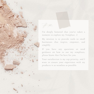Makeup Artist Bundle Forms, Editable Makeup Service Contract, Professional Client Agreement, Makeup Care Card, Canva Template Business Tools image 10