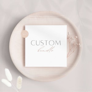 Benutzerdefiniertes Premium-Bundle, maßgeschneiderte Kundenvorlagen, professioneller Geschäftsservice, einzigartige druckfertige Formen, personalisierte Canva-Dateien
