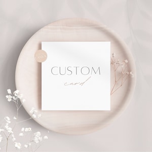 Pedido de cartão personalizado premium, serviço comercial profissional, detalhes do cliente personalizados, produto exclusivo pronto para imprimir, arquivo Canva personalizado