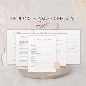 Wedding Planner Checklist, Editable Event Timeline, Ceremony Documents, Client Questionnaire, Event Planning Business, Printable Canva Forms
