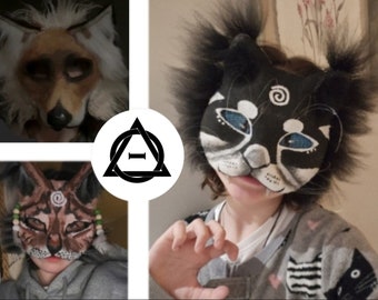 Mask Commissions Therian/Quadrobist Made-To-Order (Look At Description)
