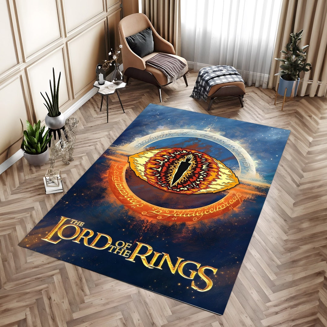 Lord of the Rings Rug: Sauron Eye Decor, Kids Room Carpet - Etsy