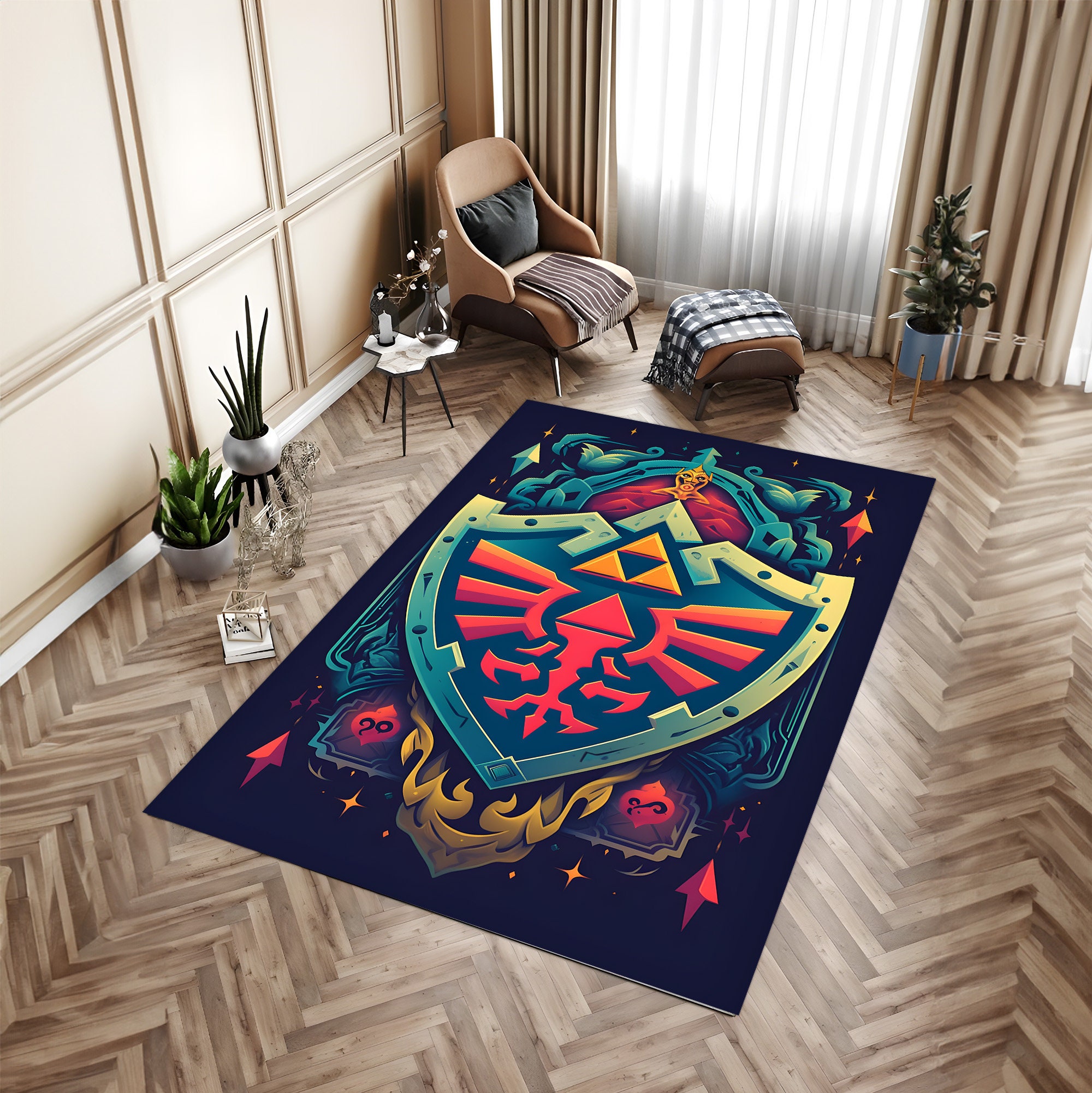 Gaming Chair Rug Etsy