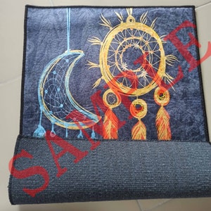 Uzi Teppich, Gewehrteppich, Teppich für Gamerzimmer, Teppich für Spielzimmer, Wohndekor, Maschinengewehr-Dekor, Jungenzimmerteppich, Mannhöhle-Dekor, personalisiertes cooles Geschenk Bild 7