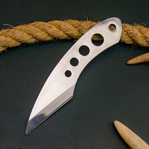 Custom Blade Throwing Knife Water Jet Cutting Tactical Forged Ninja Kunai Knives Camping Knife Small Throwing Knife Bushcraft, Gift For Men