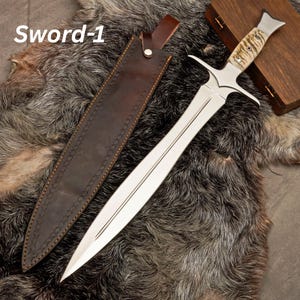 Handcraft Viking Sword | Made by Experts smiths Gifts for Him | Hand Forged Sword Balance Water Tempered Personalized gift customized swords
