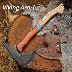 Handmade Forged Axe | Bushcraft | Camping Axe | Hatchet | Gift for Groomsmen | Gift For Husband | Hunting | Throwing Axe | Gift For Friend |