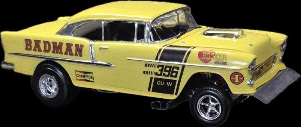 Decalcomania WaterSlide Per Hot Wheels Chevy Bel Air 1955 &ndash; Scala 1/64, Personalizzata, Fatta In USA