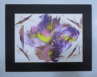 Original Abstract Painting "F5" (Black Mount Only)