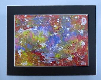 Original Abstract Painting "Entity" (Black Mount Only)