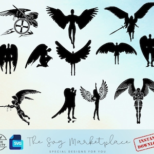 Archangels bundle, angel svg, archangel svg, holy svg, Archangel Michael SVG and PNG Files -god blessing svg